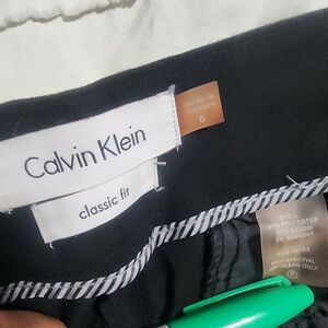 Calvin Klein Black Classic Fit Pantsuit